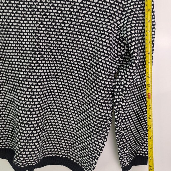 NEW Karen Scott Jersey sweater Turtle Neck -size M -Color winter white - Picture 8 of 8